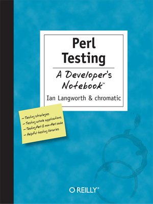 cover image of Perl Testing